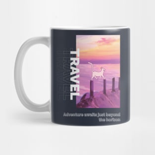 Travel - Adventure awaits just beyond the horizon Mug